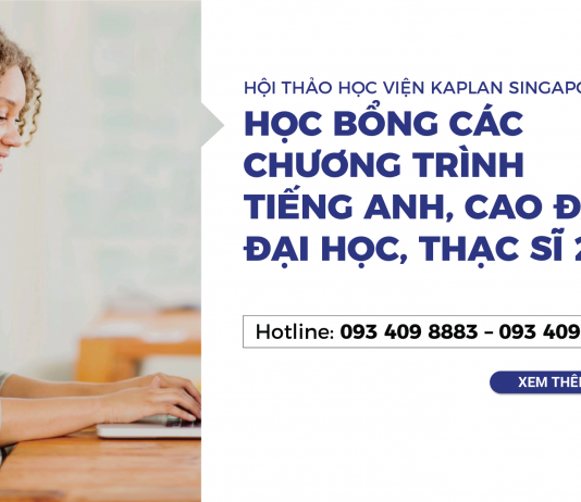 Du học Singapore – Học viện Kaplan nhận gói quà tặng 15 triệu đồng