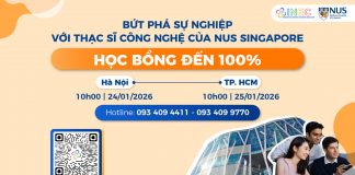 Tham dự hội thảo NUS 2026 – Nắm bắt cơ hội sớm hơn