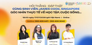 Thảo luận cùng Ms. Julia Vong về lộ trình học bổng khi Du học Singapore